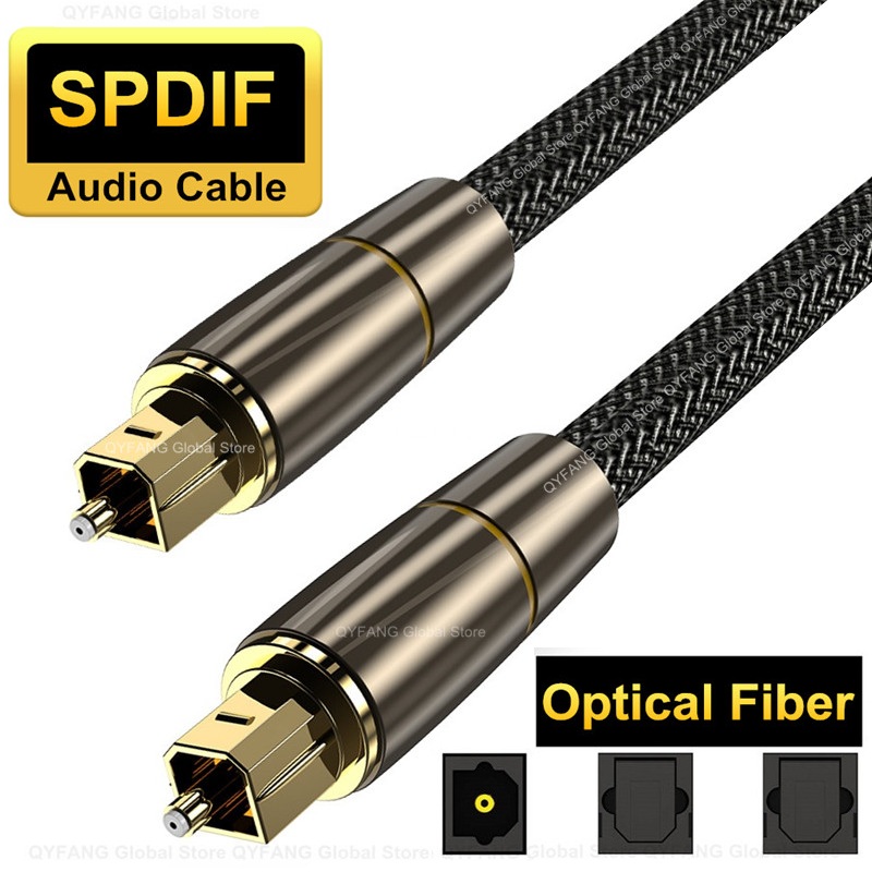 Home Cinema Onkyo 5.1 - Digital Optical Audio Cable Toslink Coaxial