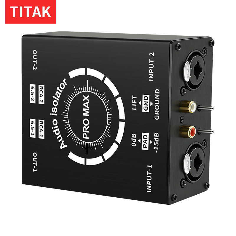 Home Cinema Diy - 3Pin XLR/RCA/TS/TRS Ground Loop Noise Isolator