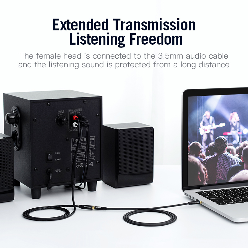Vention Jack 3.5mm Female to 2 - Home Cinema Tv recension och pris