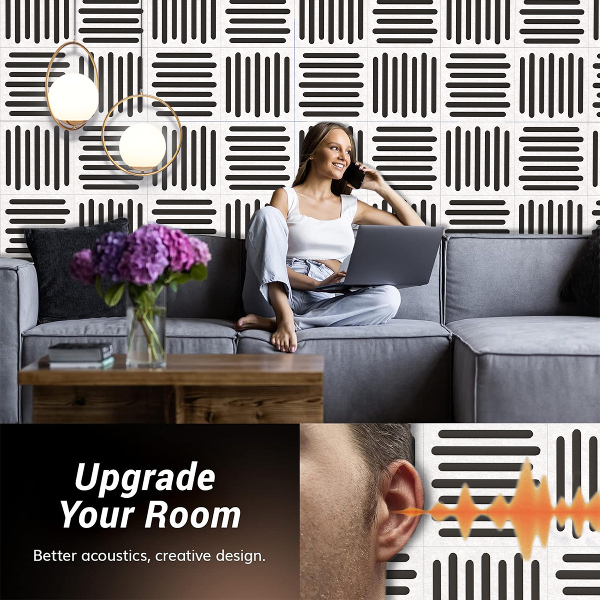 Perforated Soundproof Wall Pan - Home Cinema Flooring recension och pris