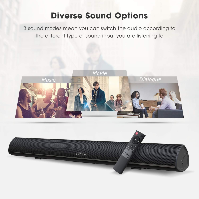 Powerful TV Soundbar Wired 100 - Home Cinema Of Soundbar recension och pris