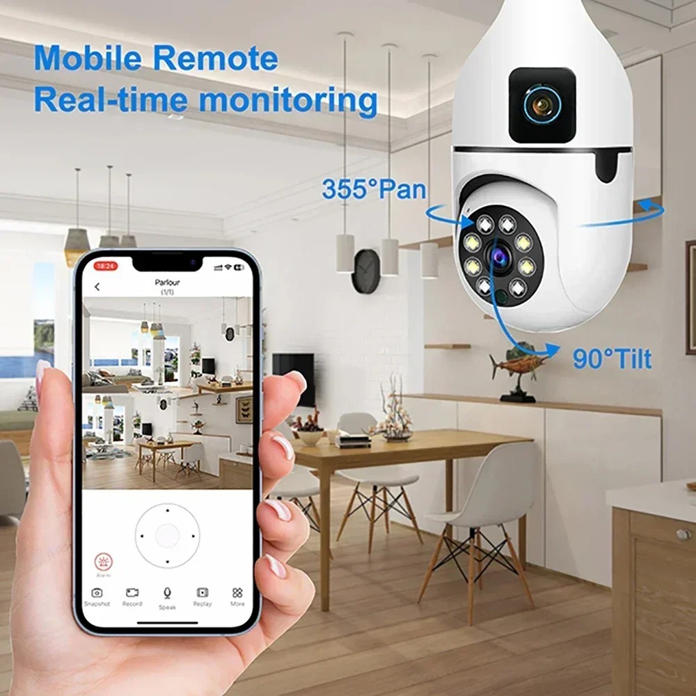 E27 Bulb Surveillance Security - Home Cinema Wall Panels recension och pris