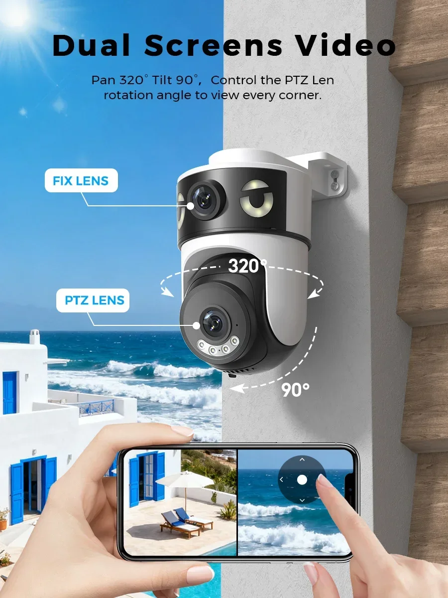 10MP 5K Dual Lens Dual Screens - Home Cinema Wall Panels recension och pris