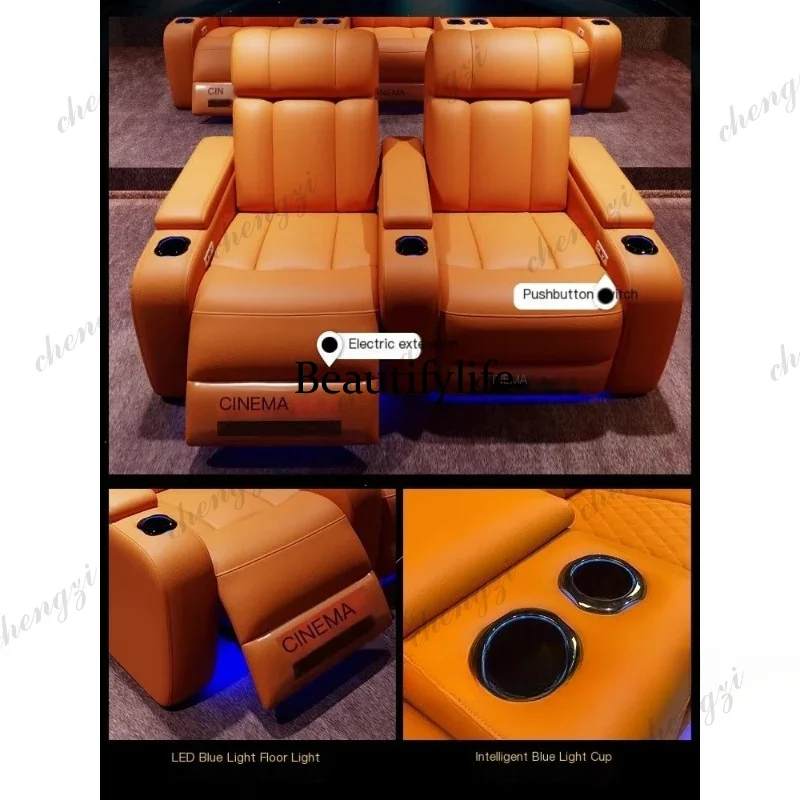 G153 Luxury Genuine Leather El - Home Cinema Lighting recension och pris