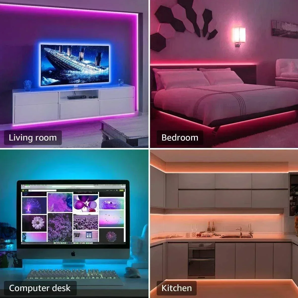 Smart RGB LED Gaming Light Str - Home Cinema Lighting recension och pris