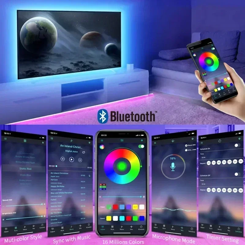 Smart RGB LED Gaming Light Str - Home Cinema Lighting recension och pris
