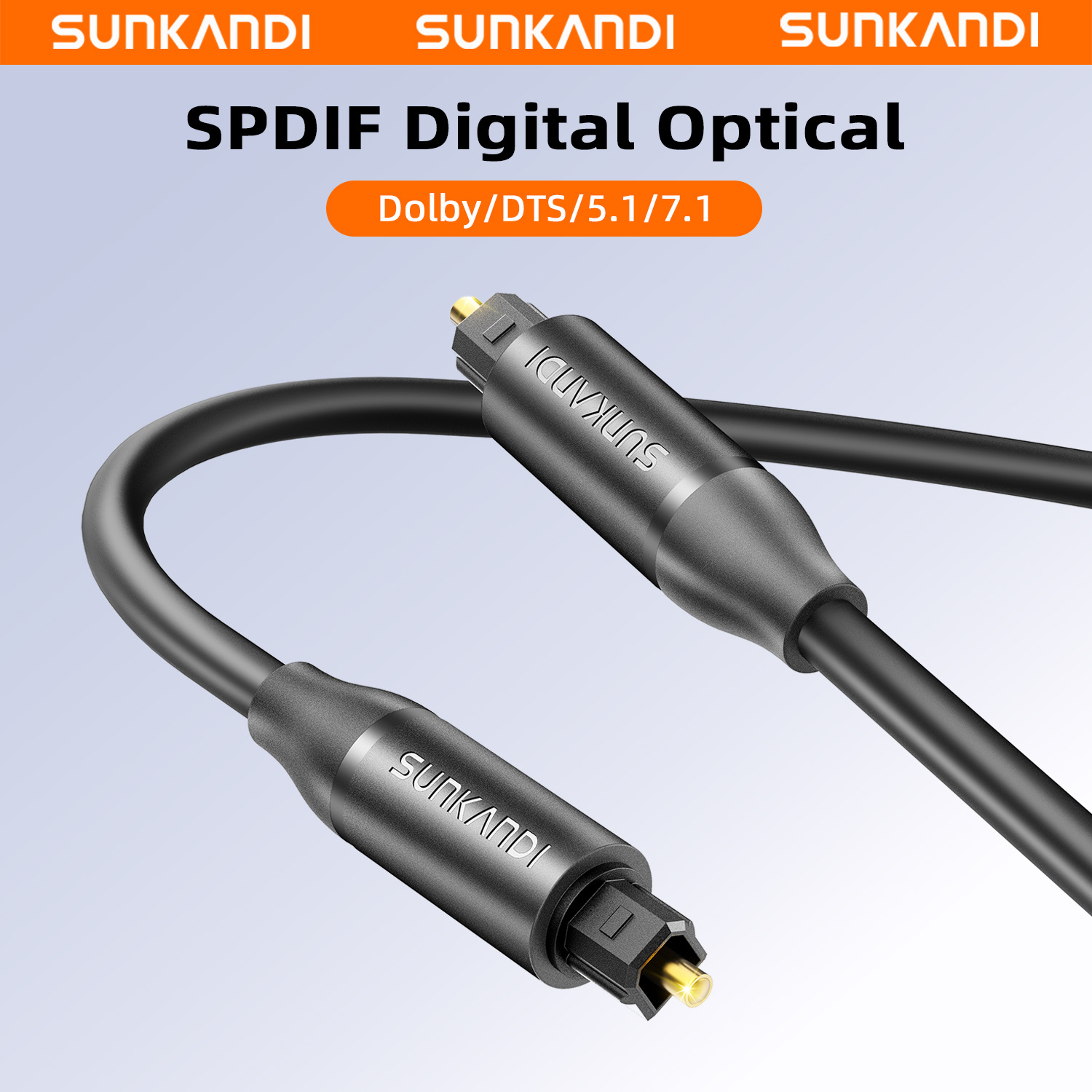 SUNKANDI Optical Audio Cable,  - Home Cinema Tv recension och pris