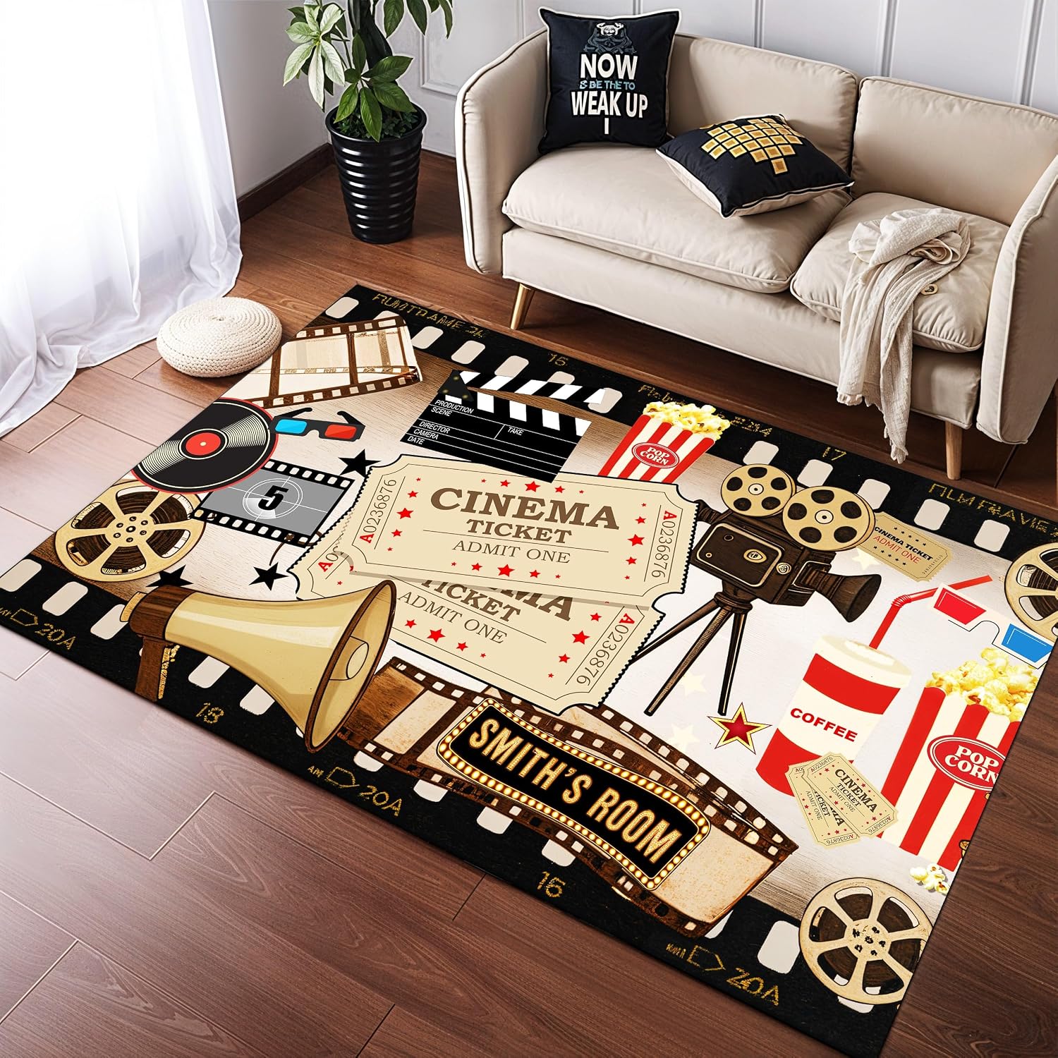 Personalized Name Cinema Carpe - Home Cinema Flooring recension och pris