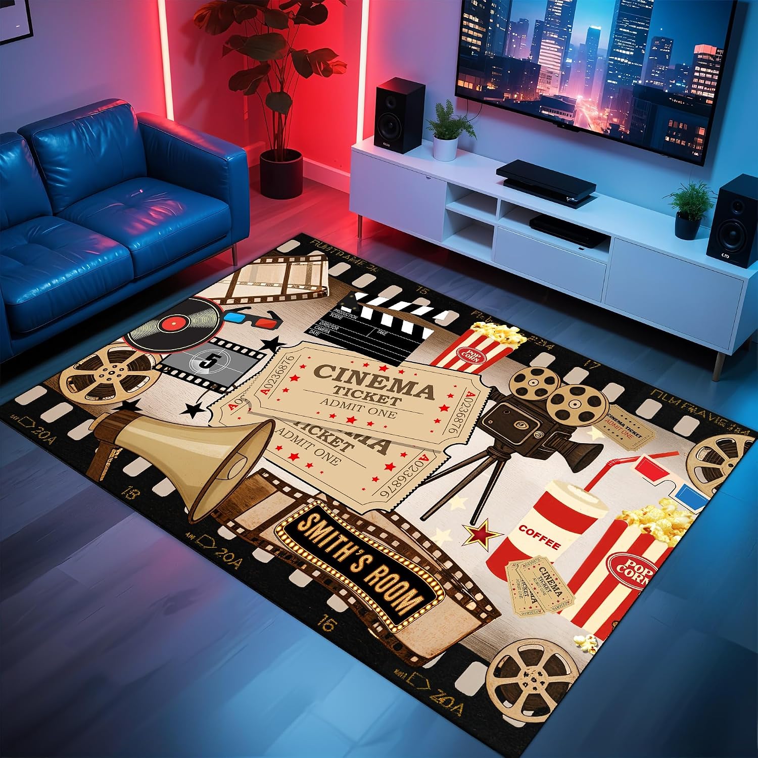 Personalized Name Cinema Carpe - Home Cinema Flooring recension och pris