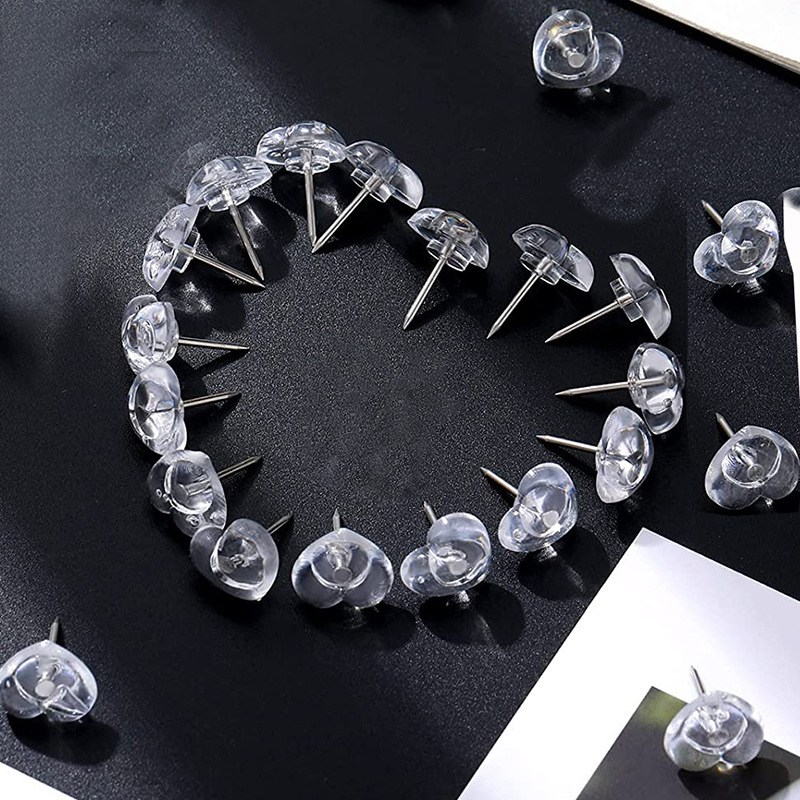100 pcs Transparent love heart - Home Cinema Wall Panels recension och pris