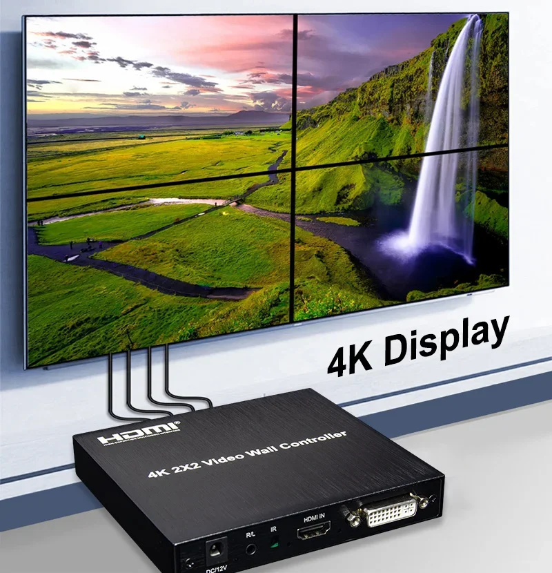 4K 2x2 HDMI TV Wall Controller - Home Cinema Wall Panels recension och pris