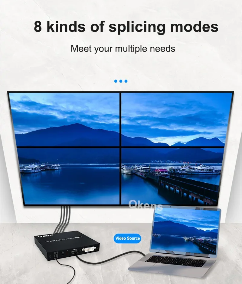 4K 2x2 HDMI TV Wall Controller - Home Cinema Wall Panels recension och pris